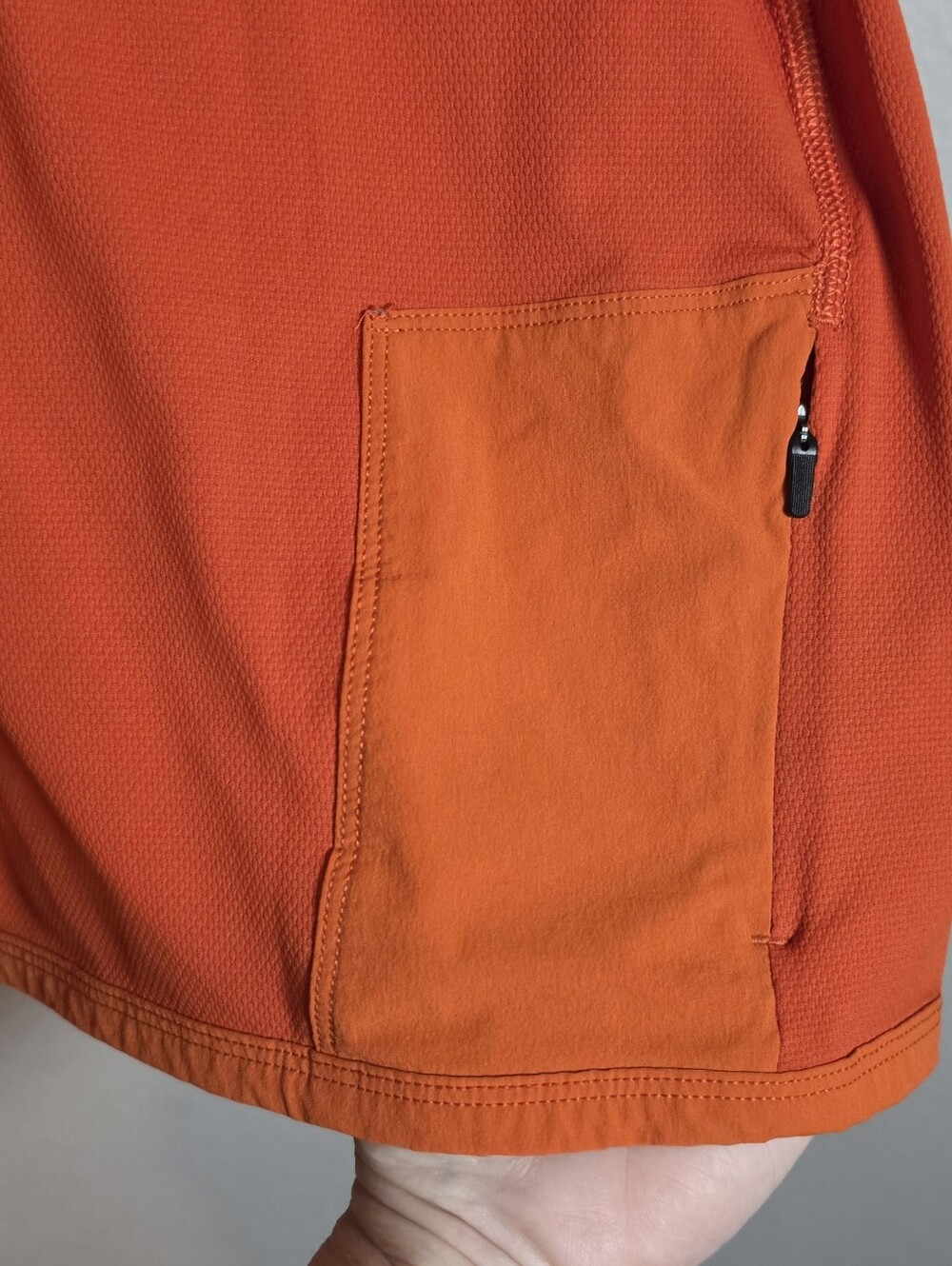 Cotopaxi Sombra Sun Hoodie Womens L Orange UPF 50+ Hiking Gorpcore *small Stain* - Picture 7 of 9